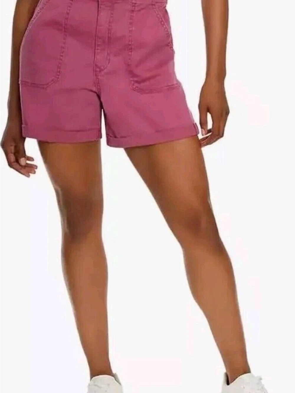 Gloria Vanderbilt Women Bottoms Cuffed Pink Utility Shorts